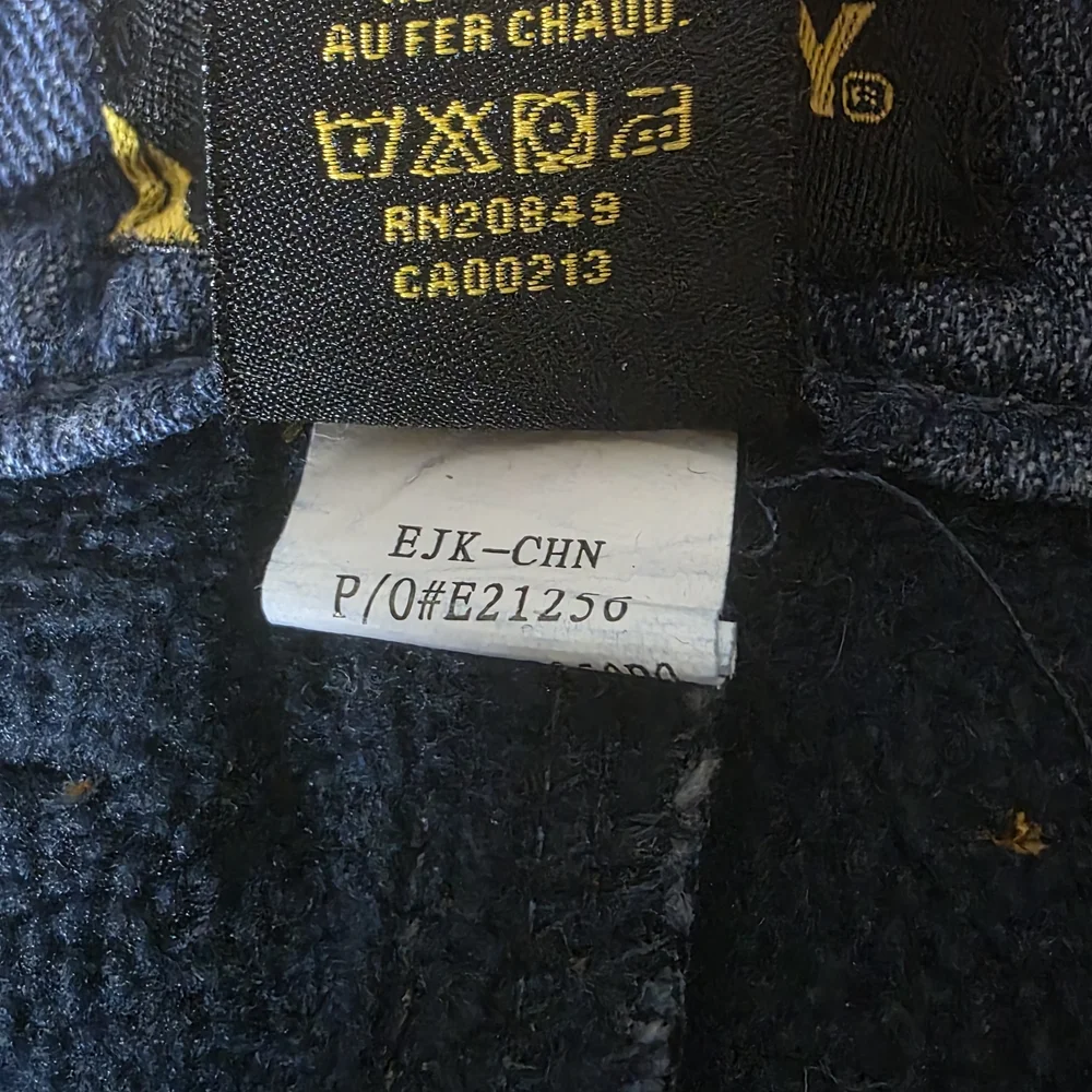 Stanley Workwear Men's 36x32 Fleece Lined Insulated Jeans Blue Denim Work Wear
